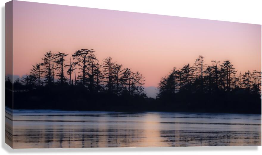 Pink golden sunset light meeting night sky - romantic sunset photography